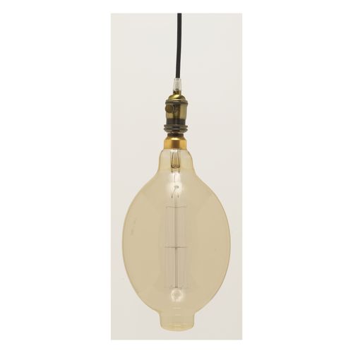 Main product image of 60 Watt BT56 Incandescent Vintage Style Bulb - Amber - 2000 Average rated hours - Medium Base - 120 Volt (2 Pack)