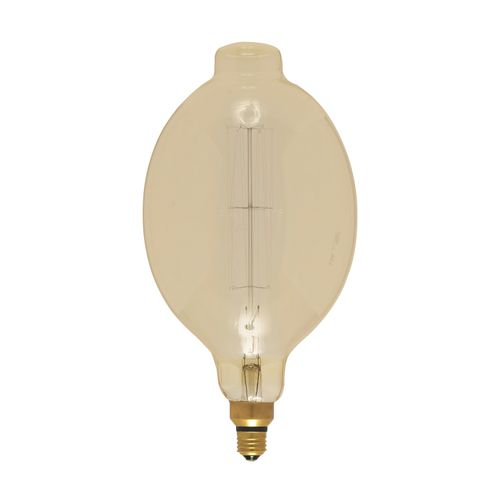 Main product image of 60 Watt BT56 Incandescent Vintage Style Bulb - Amber - 2000 Average rated hours - Medium Base - 120 Volt (2 Pack)