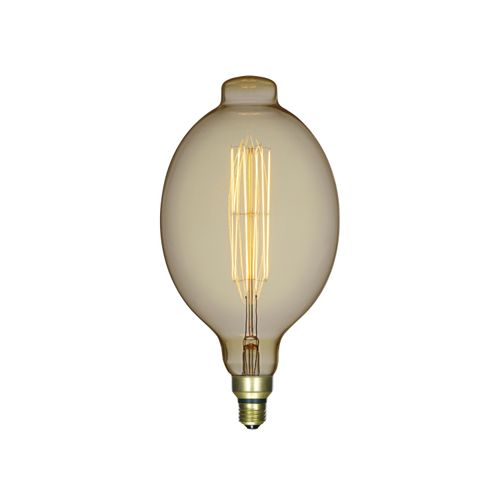 Main product image of 60 Watt BT56 Incandescent Vintage Style Bulb - Amber - 2000 Average rated hours - Medium Base - 120 Volt (2 Pack)