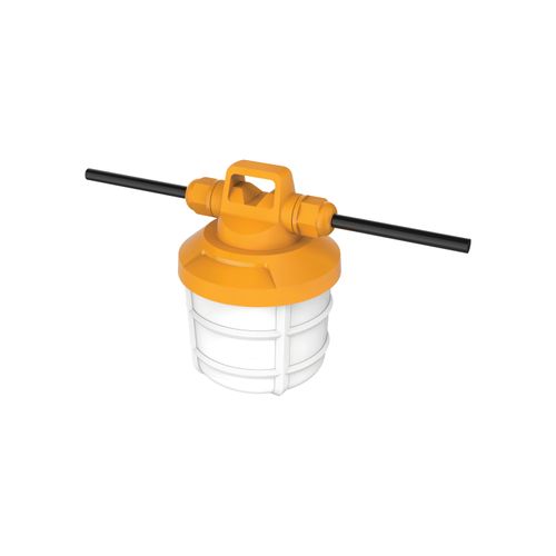 Main product image of 50 Watt LED High-Lumen Industrial / Commercial String Light 5 Inter-Connected Lamps 5000K Integrated Cord / Plug 120 Volt