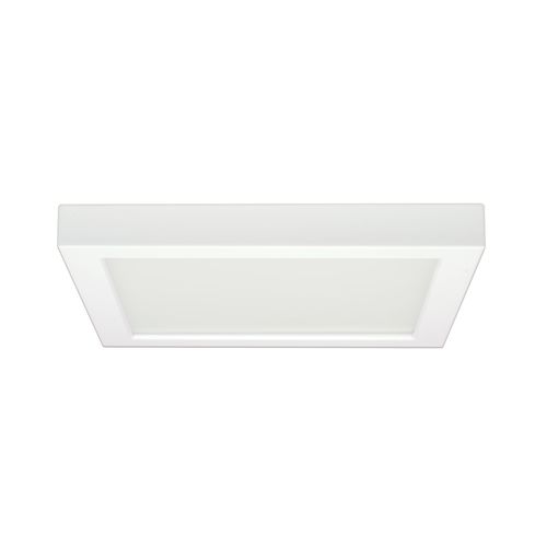 Main product image of 18.5 watt 9 Inch Flush Mount LED Fixture 3000K Square Shape White Finish 120 volts 90CRI