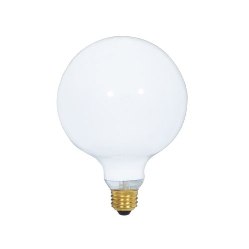 Main product image of 25 Watt G40 Incandescent Bulb - Gloss White - 4000 Average rated hours - 110 Lumens - Medium base - 120 Volt (8 Pack)