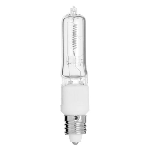Main product image of 100 Watt Halogen - T4 Bulb - Clear - 2000 Average rated hours - 1700 Lumens - Mini Candelabra base - 120 Volt (8 Pack)