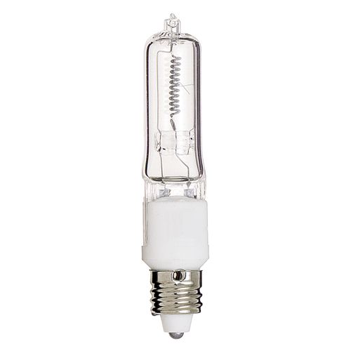 Main product image of 75 Watt Halogen - T4 Bulb - Clear - 2000 Average rated hours - 1250 Lumens - Mini Candelabra base - 120 Volt (8 Pack)