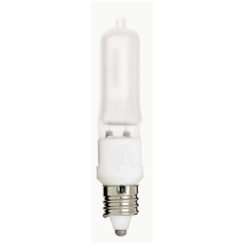 Main product image of 500 Watt Halogen Bulb T4 - Frosted - 2000 Average rated hours - 7650 Lumens - Mini Candelabra base - 120 Volt (4 Pack)