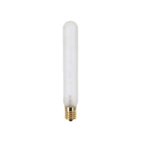 Main product image of 25 Watt T6 1/2 Incandescent Bulb - Frost - 1500 Average rated hours - 170 Lumens - Intermediate base - 130 Volt (24 Pack)