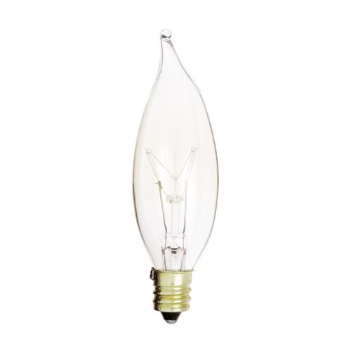 Main product image of 15 Watt CA8 Incandescent Bulb - Clear - 1500 Average rated hours - 100 Lumens - Candelabra base - 120 Volt (60 Pack)