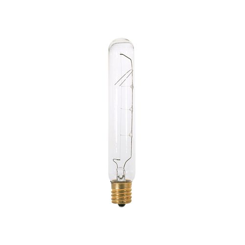 Main product image of 20 Watt T6 1/2 Incandescent Bulb - Clear - 1500 Average rated hours - 150 Lumens - Intermediate base - 130 Volt (24 Pack)