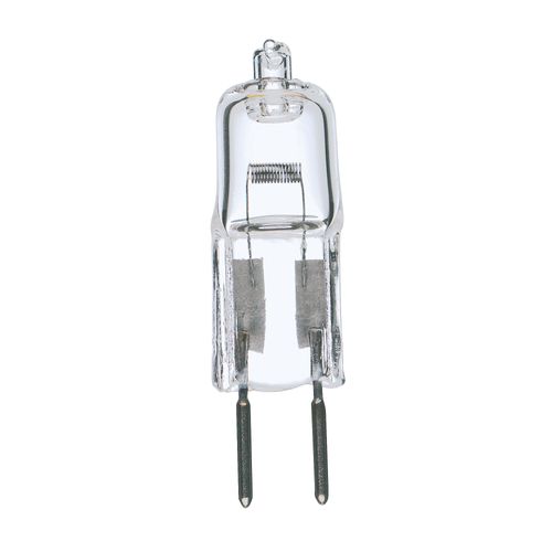 Main product image of 50 Watt Halogen - T4 Bulb - Clear - 2000 Average rated hours - 900 Lumens - Bi Pin GY6.35 base - 12 Volt (8 Pack)