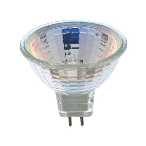 Main product image of 20 Watt Halogen Bulb MR16 - ESX - 2000 Average rated hours - Miniature 2 Pin Round base - 12 Volt (10 Pack)