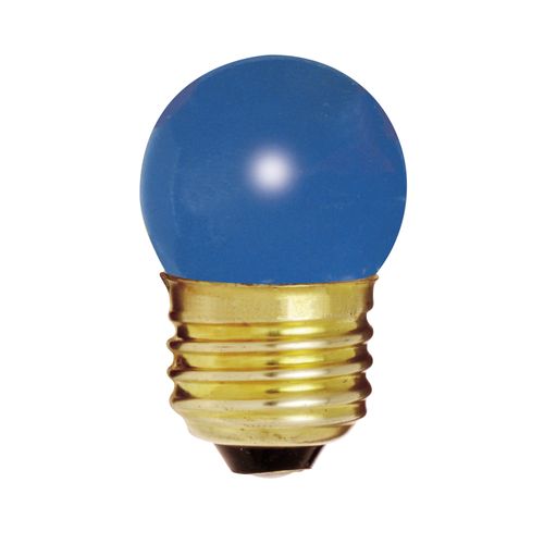 Main product image of 7.5 Watt S11 Incandescent Bulb - Ceramic Blue - 2500 Average rated hours - Medium base - 120 Volt (40 Pack)