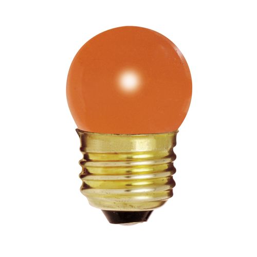 Main product image of 7.5 Watt S11 Incandescent Bulb - Ceramic Orange - 2500 Average rated hours - Medium base - 120 Volt (40 Pack)