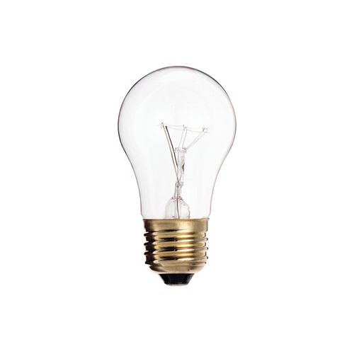 Main product image of 40 Watt A15 Incandescent - Clear - Appliance Lamp - 2500 Average rated hours - 300/225 Lumens - Medium base - 130/120 Volt (40 Pack)