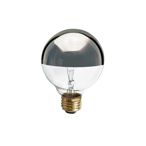 Main product image of 60 Watt G25 Incandescent Bulb - Silver Crown - 1500 Average rated hours - 540 Lumens - Medium base - 120 Volt (12 Pack)