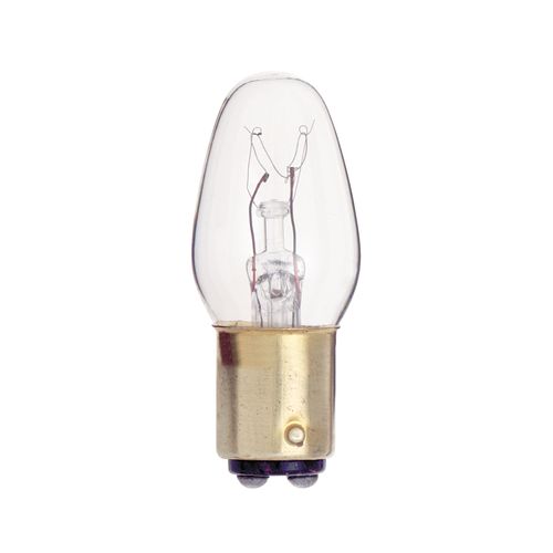 Main product image of 10 Watt C7 Incandescent Bulb - Clear - 2500 Average rated hours - 60 Lumens - DC Bay base - 130 Volt (70 Pack)