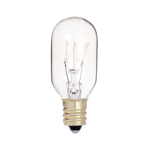 Main product image of 25 Watt T8 Incandescent Bulb - Clear - 2500 Average rated hours - 190 Lumens - Candelabra base - 130 Volt (40 Pack)