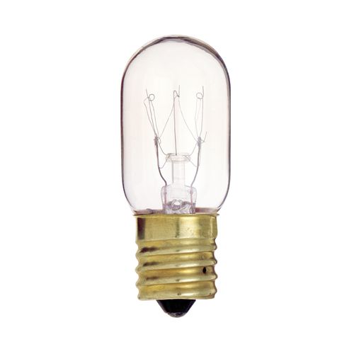 Main product image of 15 Watt T7 Incandescent Bulb - Clear - 2500 Average rated hours - 95 Lumens - Intermediate base - 130 Volt (40 Pack)