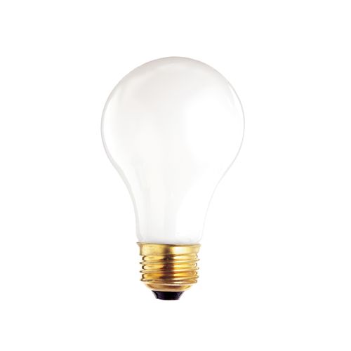 Satco S9635 - Bombilla mediana con acabado de 6.44 pulgadas, blanco