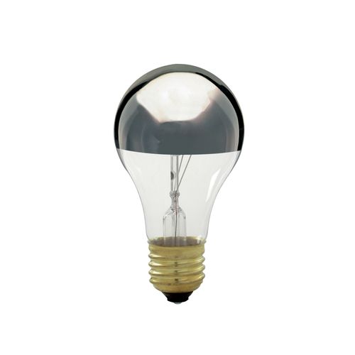 Main product image of 100 Watt A19 Incandescent Bulb - Silver Crown - 1500 Average rated hours - 960 Lumens - Medium base - 130 Volt (10 Pack)
