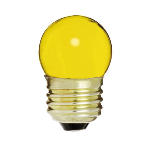 Main product image of 7.5 Watt S11 Incandescent Bulb - Ceramic Yellow - 2500 Average rated hours - Medium base - 120 Volt (30 Pack)