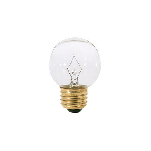 Main product image of 25 Watt G16 1/2 Incandescent Bulb - Clear - 1500 Average rated hours - 220 Lumens - Medium base - 120 Volt (30 Pack)