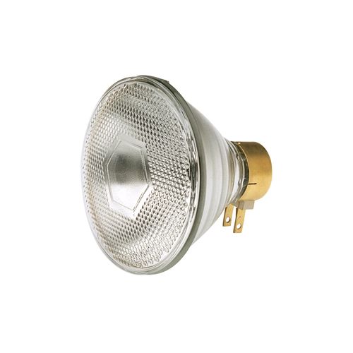 Main product image of 65 Watt PAR38 Incandescent Bulb - Clear - 2000 Average rated hours - 765 Lumens - Side Prong base - 120 Volt (3 Pack)