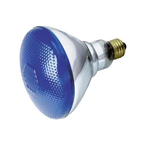 Main product image of 100 Watt BR38 Incandescent Bulb - Blue - 2000 Average rated hours - Medium base - 230 Volt (5 Pack)