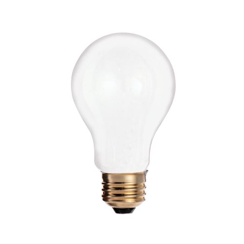 Main product image of 25 Watt A19 Incandescent Bulb - Frost - 1500 Average rated hours - 180 Lumens - Medium base - 120 Volt - 2-Pk (50 Pack)