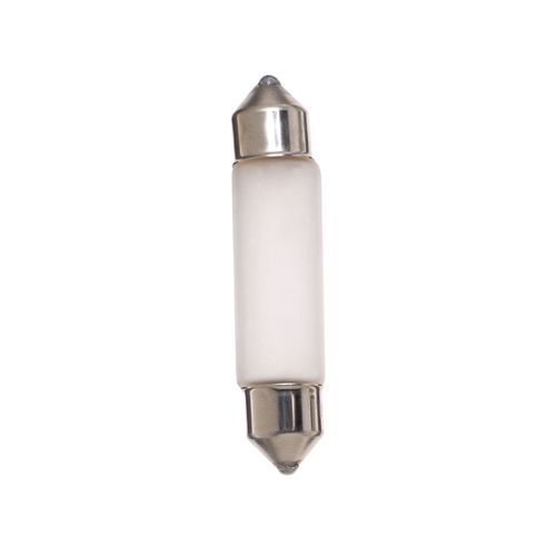 Main product image of 10 Watt Miniature Bulb - T3 1/4 - Frost - 10000 Average rated hours - 120 Lumens - Festoon base - 24 Volt (10 Pack)