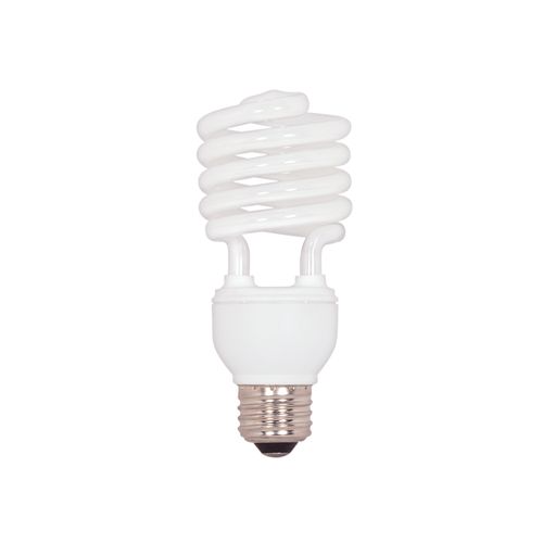 Main product image of 20 Watt - Mini Spiral Compact Fluorescent Bulb 4100K - 82 CRI - Medium base - 120 Volt (6 Pack)