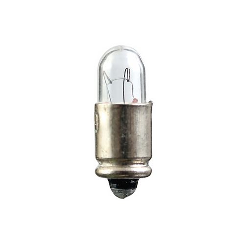 Main product image of 1.12 Watt - Miniature - T3-1/4 Bulb - Clear - 7000 Average rated hours - Midget Grooved base - 28 Volt (12 Pack)
