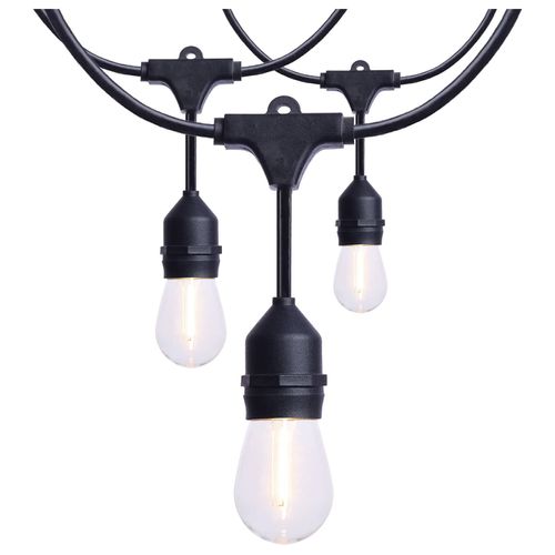 Main product image of 60Ft Commercial LED String Light Includes 24-S14 bulbs 2200K 120 Volts, S8032R1