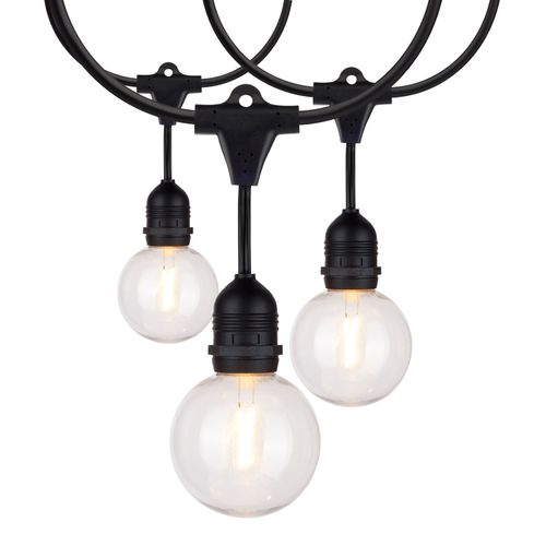Main product image of 24Ft LED String Light Includes 12-G25 bulbs 2200K 120 Volts