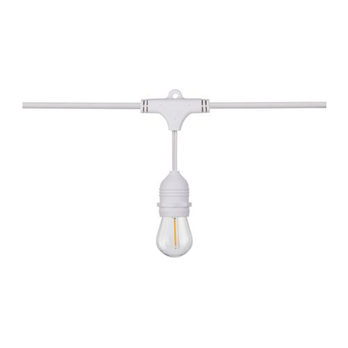 Main product image of 24Ft LED String Light Includes 12-S14 bulbs 2200K White Cord