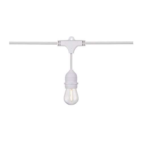 Main product image of 24Ft LED String Light Includes 12-S14 bulbs 2200K White Cord