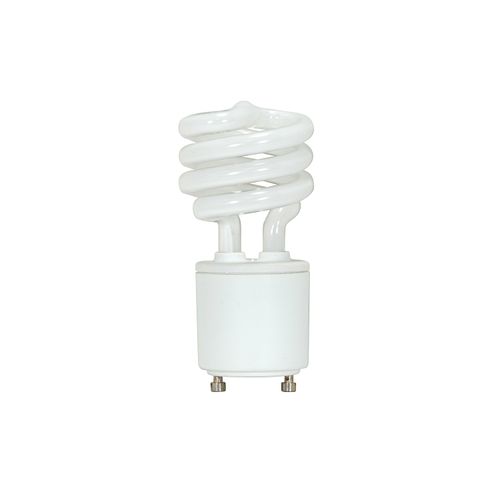 Main product image of 9 Watt - Mini Spiral Compact Fluorescent Bulb 2700K - 82 CRI - GU24 base - 120 Volt (5 Pack)