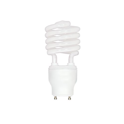 Main product image of 23 Watt - Mini Spiral Compact Fluorescent Bulb 4100K - 82 CRI - GU24 base - 120 Volt (5 Pack)