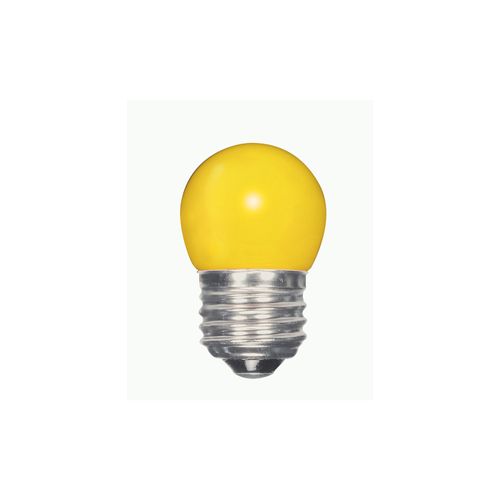 Main product image of 1.2 Watt LED Bulb - S11 - Ceramic Yellow - Medium base - 120 Volt (5 Pack)