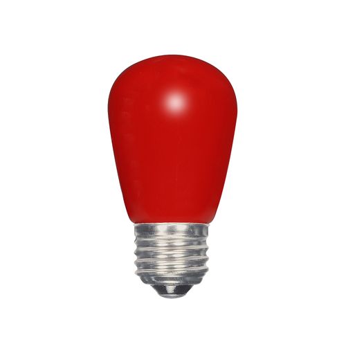 Main product image of 1.4 Watt LED Bulb - S14 - Ceramic Red - Medium base - 120 Volt (4 Pack)