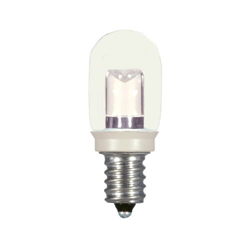 Main product image of 0.8 Watt LED Bulb - T6 - Clear - 2700K - Candelabra base - 120 Volt (5 Pack)