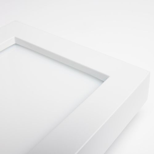 Main product image of 16 watt 18" x 5" Flush Mount LED Fixture 3000K 90 CRI Rectangle Shape White Finish 120 volts