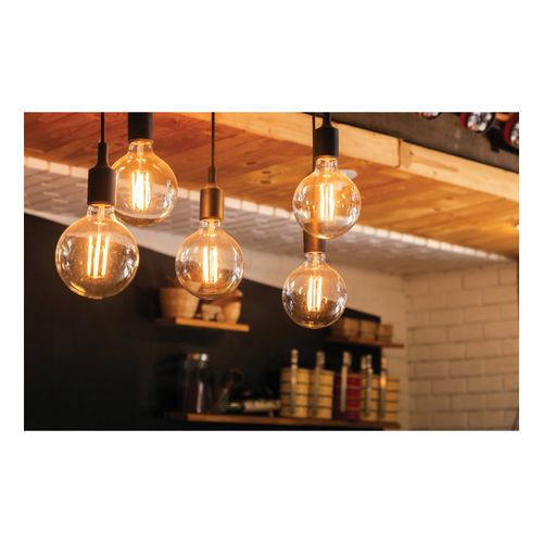 Main product image of 4.5 Watt G25 LED Bulb - Amber - Medium base - 2000K - 380 Lumens - 120 Volt (4 Pack)