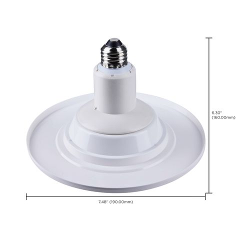 Main product image of 12W Downlight LED 5"-6" Trim 2700K Medium base 120V 110 deg. beam Expandable Height (6 Pack)