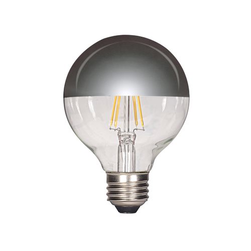 Main product image of 4.5 Watt G25 LED Bulb - Silver crown - Medium base - 2700K - 430 Lumens - 120 Volt (5 Pack)