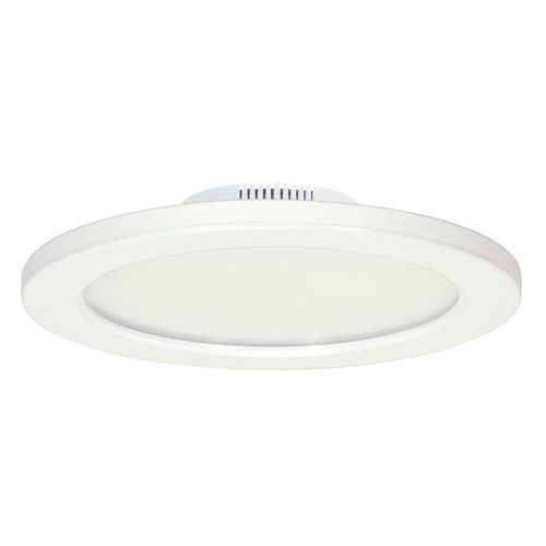 Main product image of 12 watt 7" Flush Mount LED Fixture 3000K White finish 120/277 volts