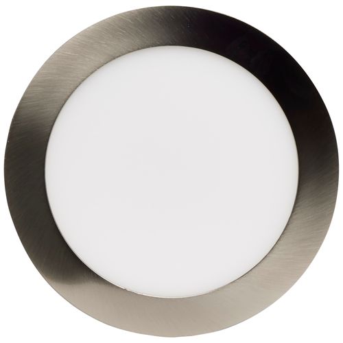 Main product image of 12 watt 7" Flush Mount LED Fixture 3000K Brushed Nickel finish 120/277 volts