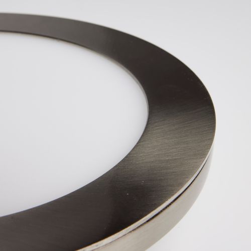 Main product image of 12 watt 7" Flush Mount LED Fixture 3000K Brushed Nickel finish 120/277 volts