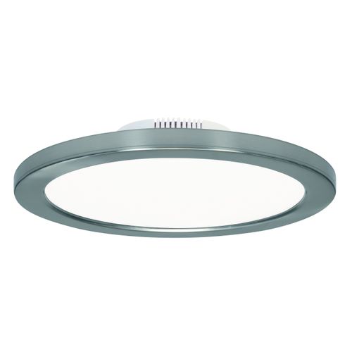 Main product image of 12 watt 7" Flush Mount LED Fixture 3000K Polished Nickel finish 120/277 volts