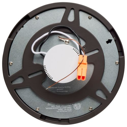 Main product image of 12 watt 7" Flush Mount LED Fixture 3000K Bronze finish 120/277 volts