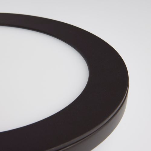 Main product image of 12 watt 7" Flush Mount LED Fixture 3000K Bronze finish 120/277 volts